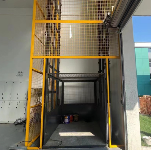 阳泉导轨式升降机助力物流园破解运输难题